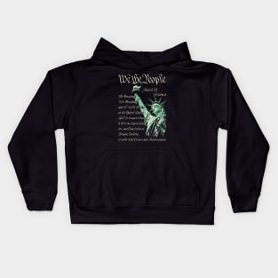 We the people, impeachment Constitution article Kids Hoodie